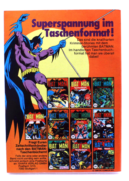 Batman Comic Taschenbuch Nr. 31 (1986) – Das Gift der Kobra | DC Comics kaufen